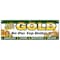 Signmission WE BUY GOLD 1 BANNER SIGN pawn shop coins jewelry silver trade fast cash B-72 We Buy Gold 1 - alternate 1